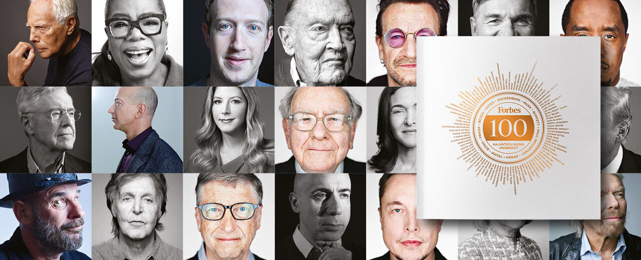 100 najväčších biznis osobností sa vyspovedalo pre Forbes. Vy ich môžete mať doma