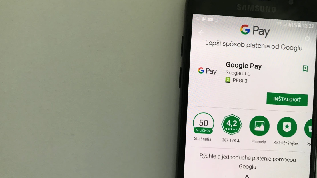 Google spustil na Slovensku platenie telefónmi