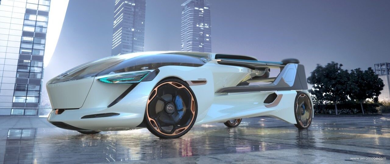 FOTO: Aeromobil ukázal novú verziu lietajúceho auta
