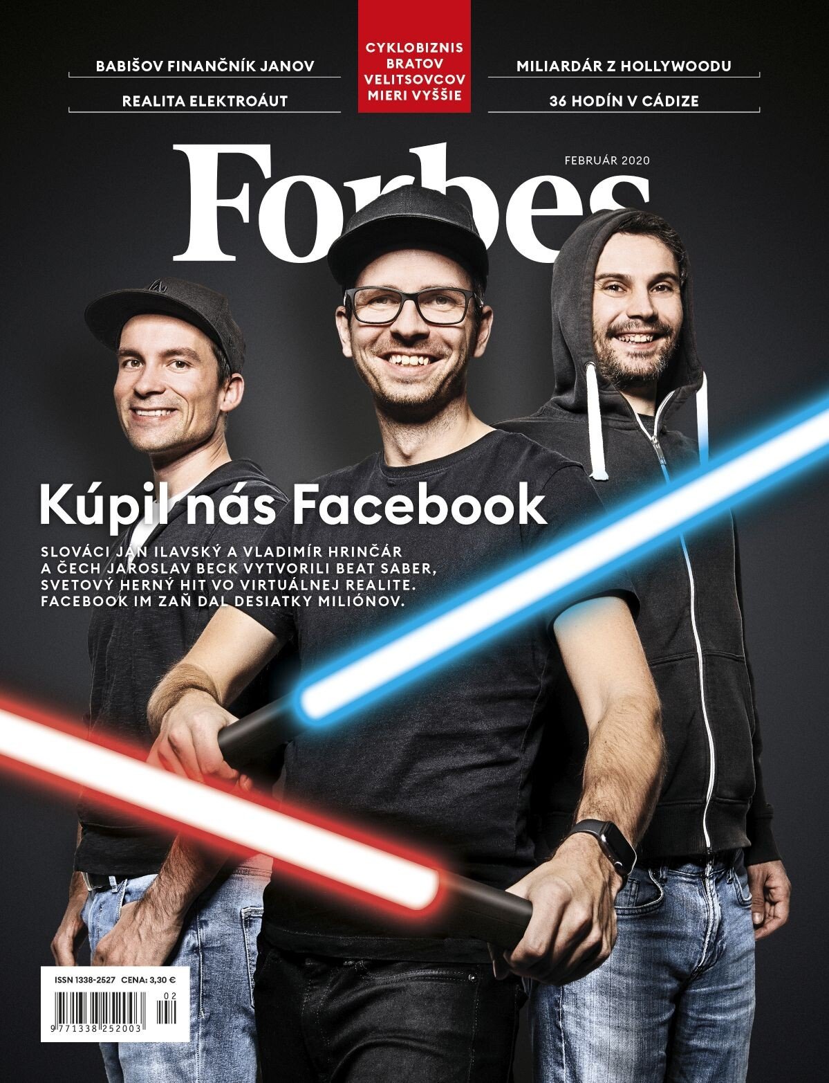 Titulka Forbesu po predaji Beat Saber v roku 2020. Foto: Ondřej Pýcha.