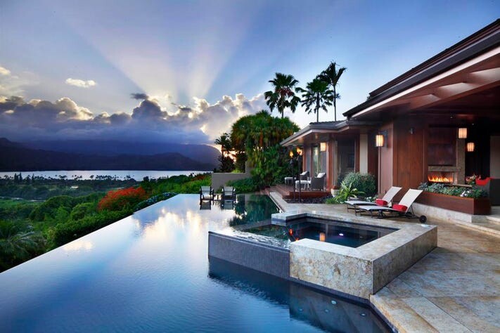 Raj na Havaji s neskutočným výhľadom: Sídlo kúpil Carlos Santana za 23 miliónov USD