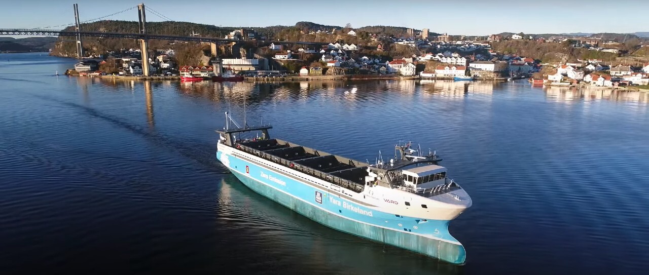 Ako loď duchov: V Nórsku otestujú prvé nákladné plavidlo bez emisií a bez posádky