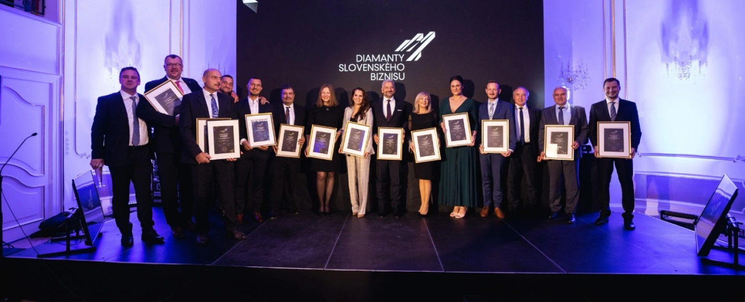 Fotogaléria: Odovzdávanie ocenení Diamanty slovenského biznisu 2021