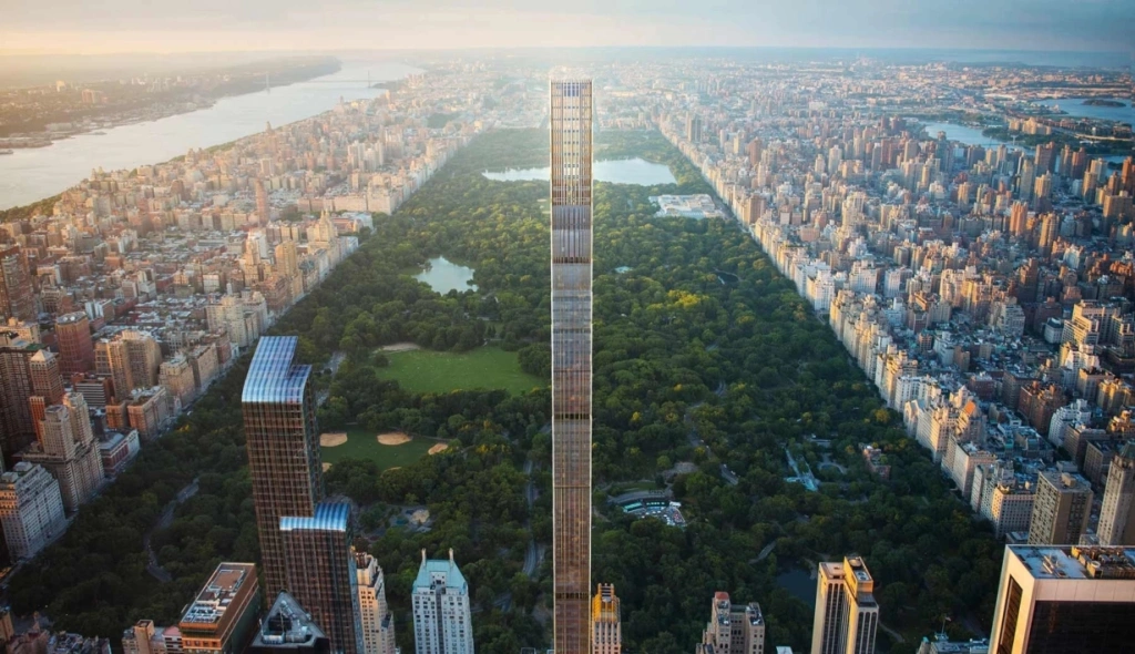 V New Yorku dokončili najštíhlejší mrakodrap sveta. Byty stoja až 60 miliónov dolárov