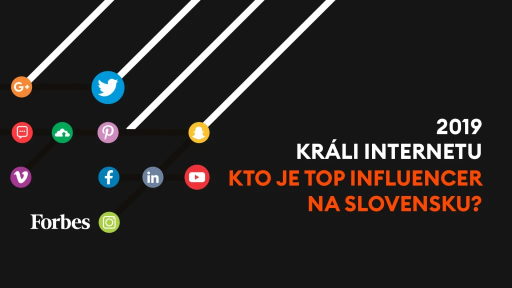 Rebríček: Top influenceri 2019