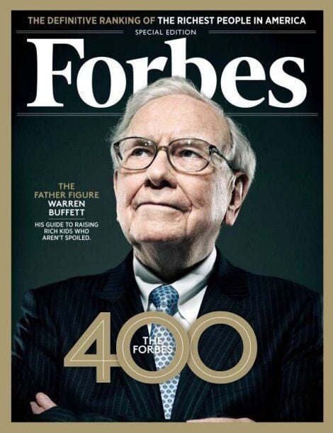 Warren Buffett vo Forbese v roku 2020.