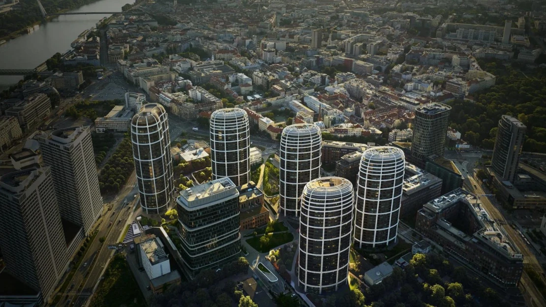 Toto sú nové veže centra Bratislavy. Ako napreduje 10 najvyšších budov downtownu?