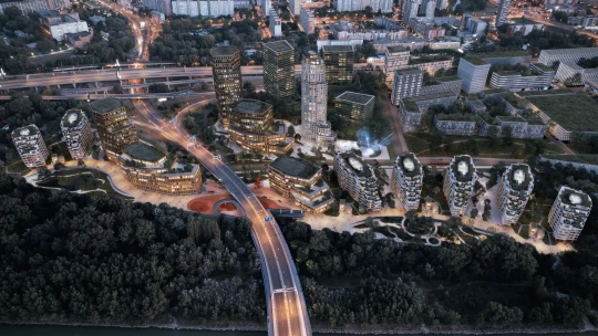 Nový realitný projekt Penty: Takto by mal vyzerať Southbank na brehu Dunaja