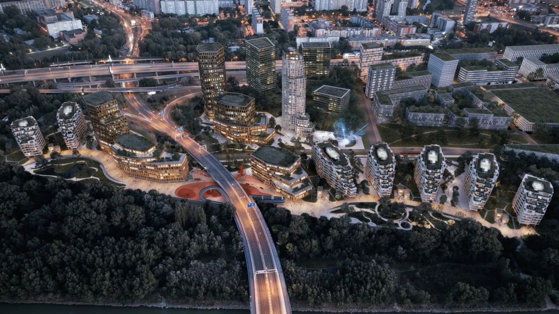Nový realitný projekt Penty: Takto by mal vyzerať Southbank na brehu Dunaja