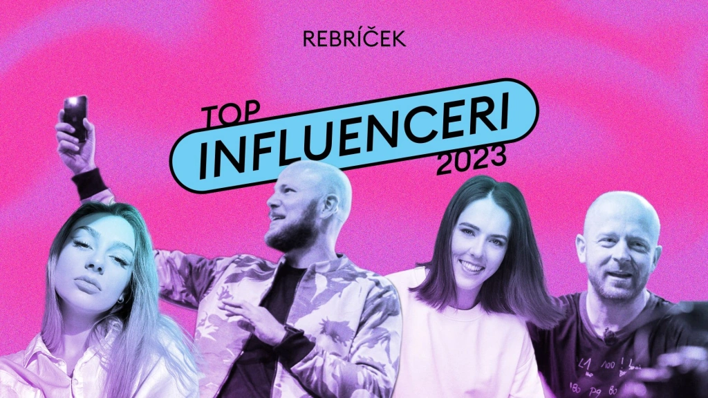 Rebríček: Top influenceri 2023