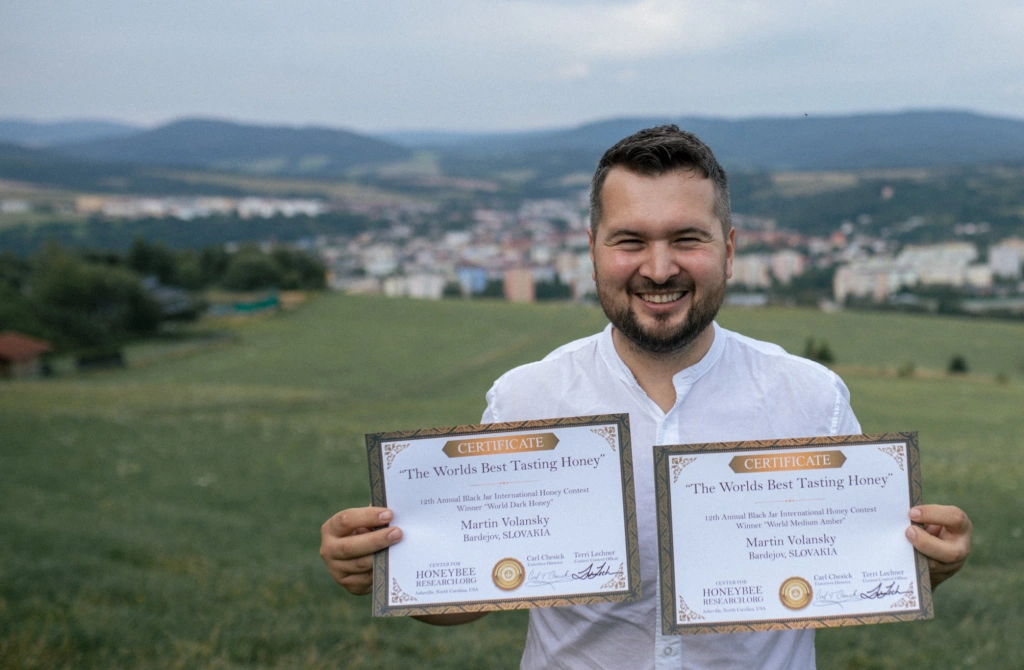 Včelári z Bardejova dosiahli svetový úspech. Najlepší med na svete je zo Slovenska