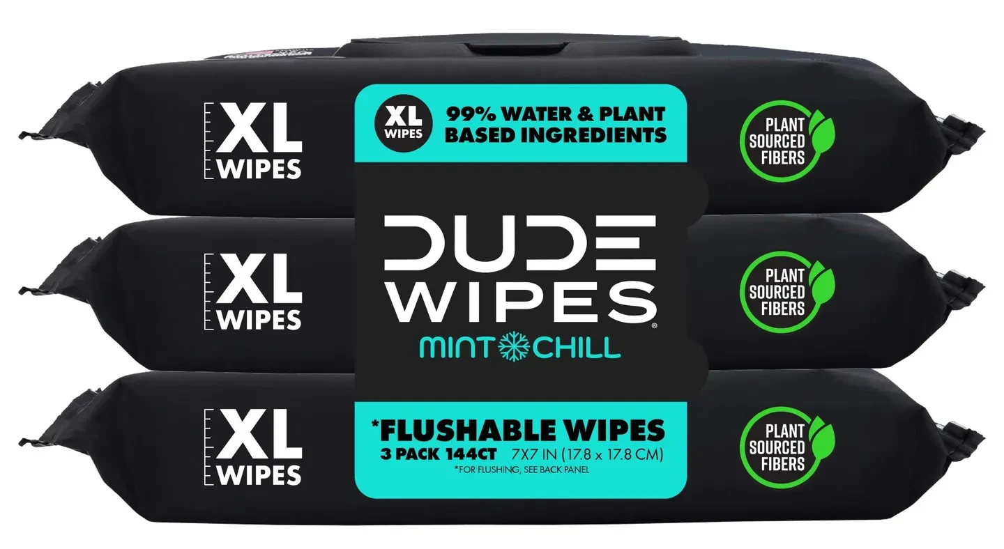 Vlhčené vreckovky Dude Wipes