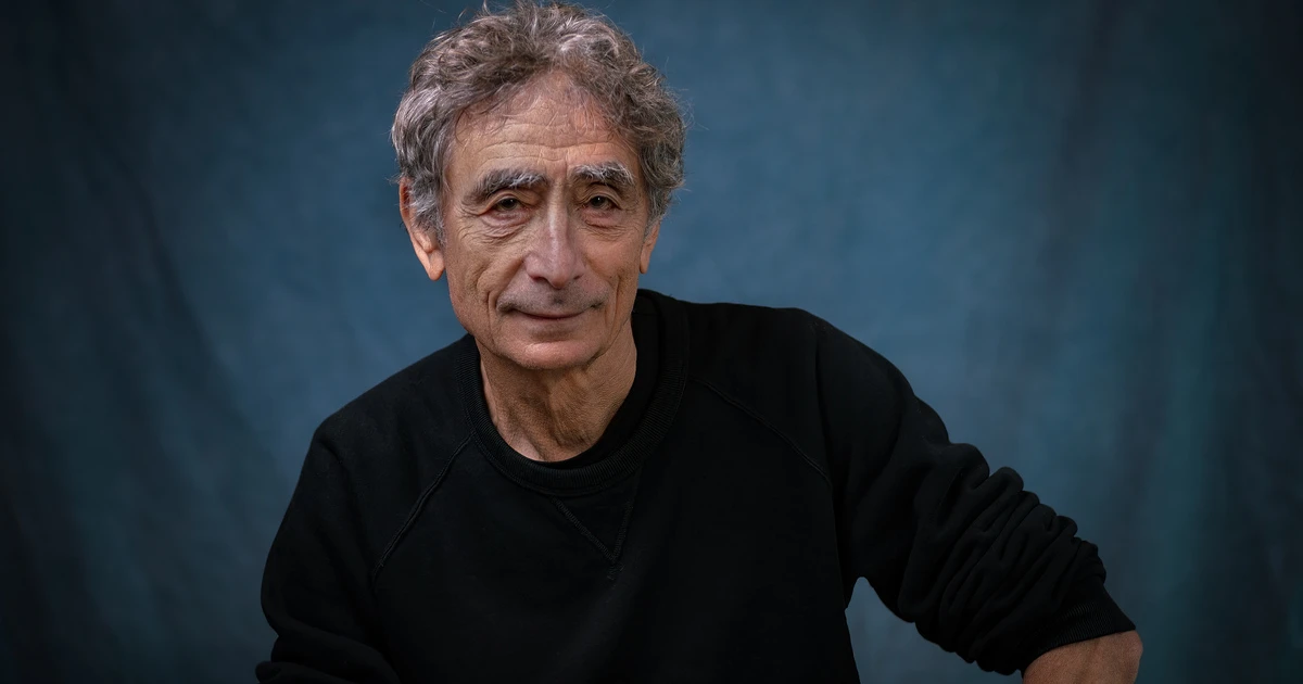 Doktor Gabor Maté na snímke od Tonyho Hoarea.T