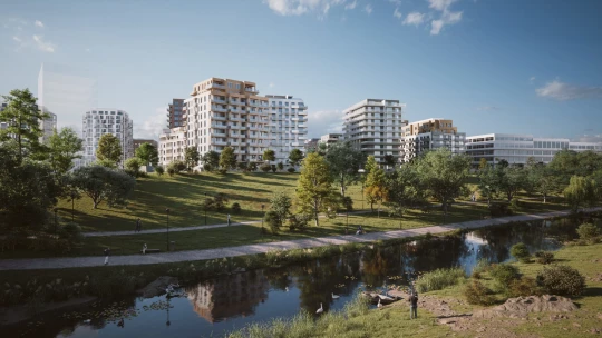 V Prahe sa začala výstavba novej štvrte od J&T Real Estate. Stáť má 600 miliónov eur