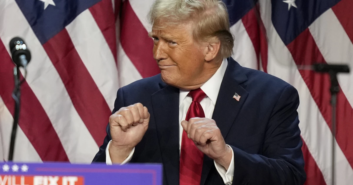 Na obrázku je Donald Trump