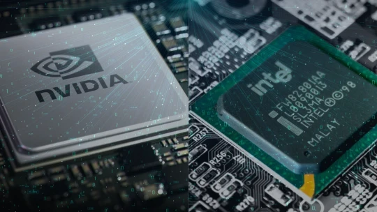 Súboj titanov AI priemyslu. Nvidia nahradí Intel v akciovom indexe Dow Jones