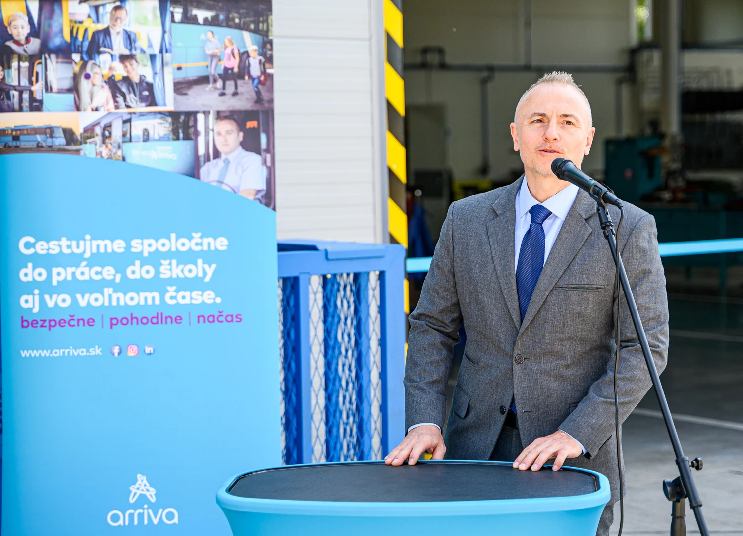 Generálny riaditeľ spoločností ARRIVA na Slovensku Michal Horák. Foto: SITA/Martin Havran