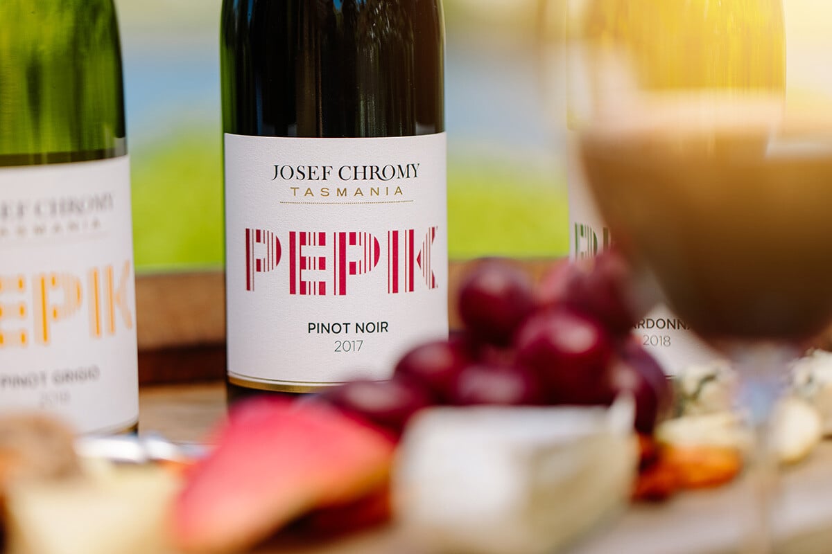 Pinot Pepik z tasmánskeho vinárstva Jozef Chromy. Foto: archív Jozefa Chromeho