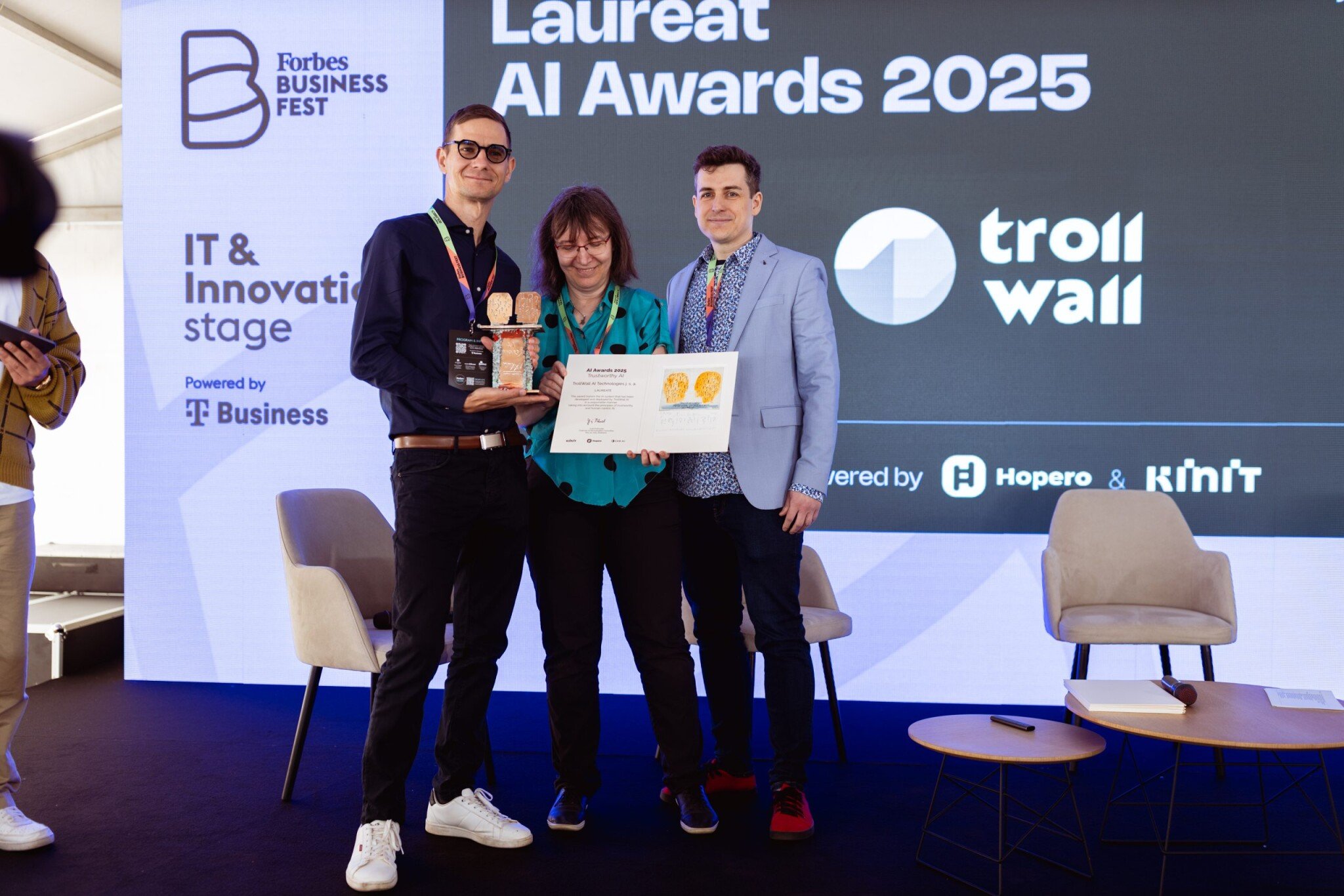 TrollWall AI je laureát AI Awards: Hejt v diskusiách znamená aj menej efektívnu reklamu