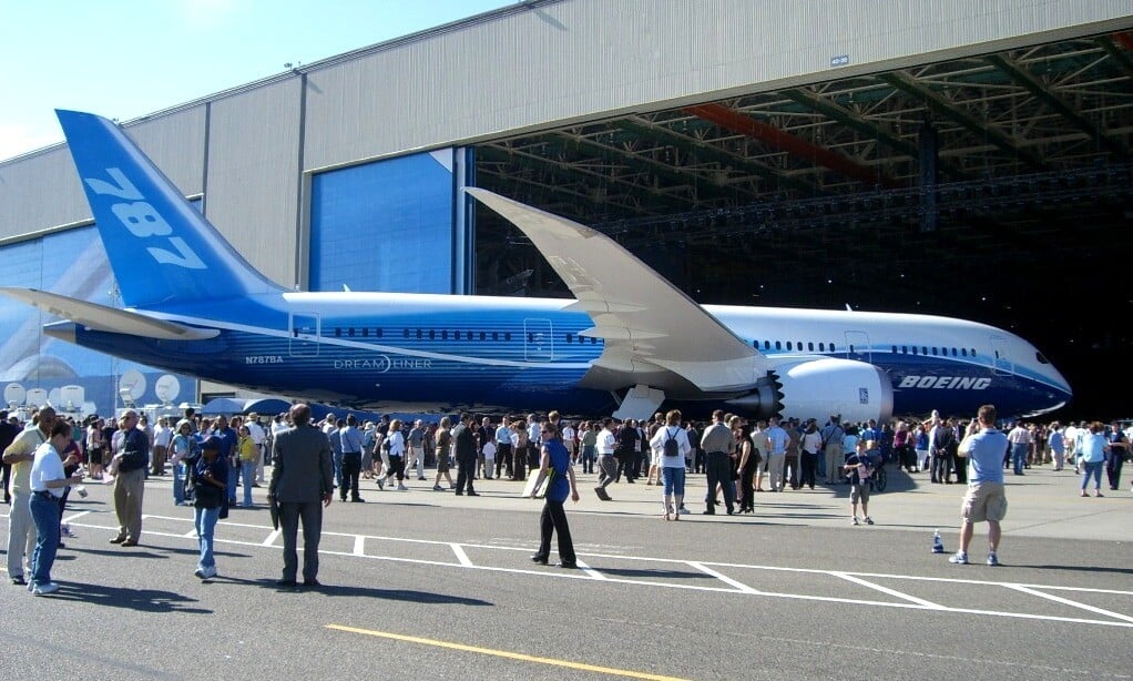 Typ lietadla, aké sa zrútilo v Indii - Boeing 787 Dreamliner. Foto: Wikimedia Commons/Yasobara, v licencii CC BY 2.5