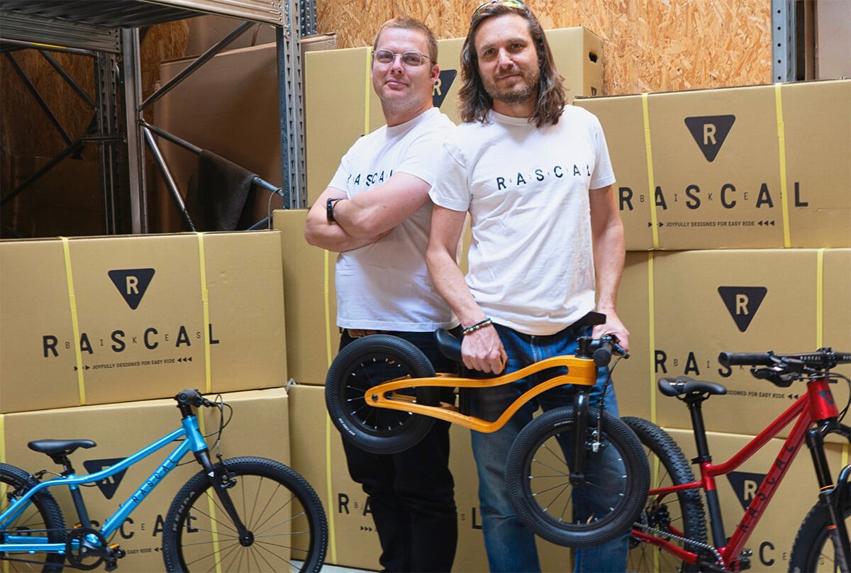 Ondřej Brunecký (vpravo) a Jakub Holec. Foto: Rascal Bikes