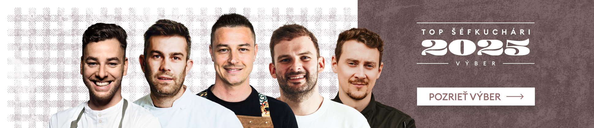 Výber Top šéfkuchári Slovenska 2025