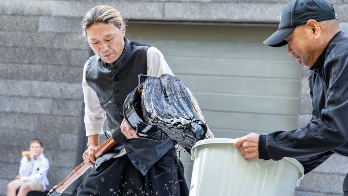 Japonský majster v Liberci. Obraz pripravoval dvadsať rokov, hotový bol za päť sekúnd