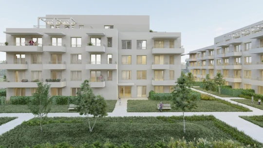 Bytový komplex pri Váhu ponúkne stovku bytov. Investícia presiahne 26 miliónov eur