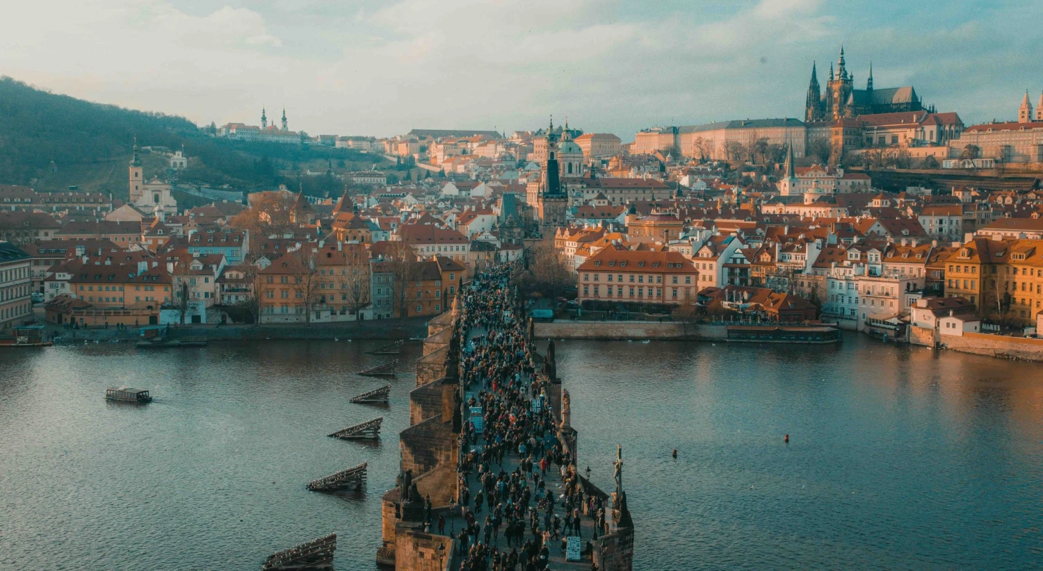 Na snímke Praha, mesto