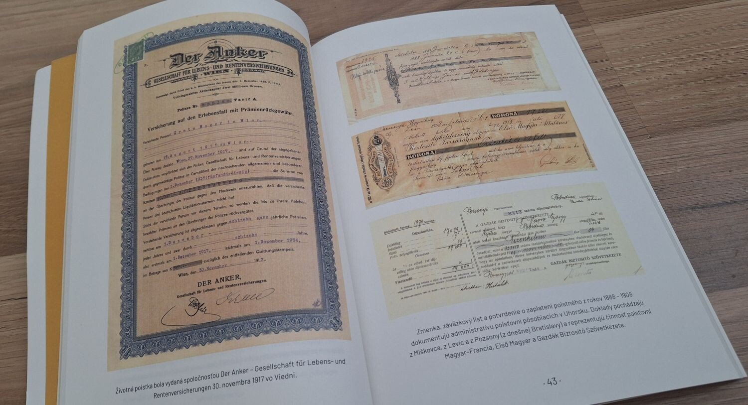 História slovenského poisťovníctva v dokumentoch. 