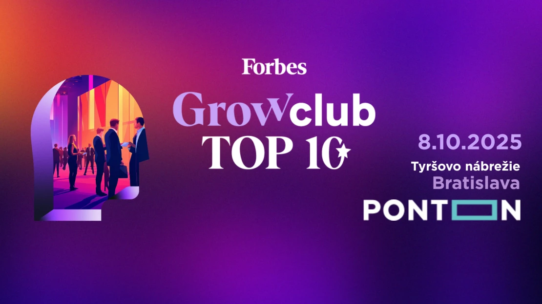 Forbes Growclub TOP 10 ocení zdravé firmy, na galavečere vystúpia aj exkluzívni spíkri