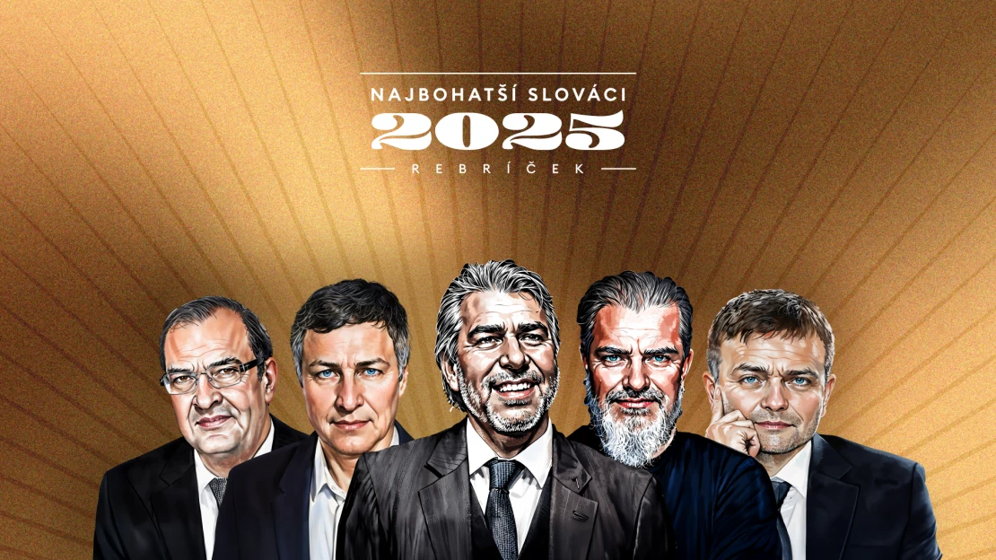 Rebríček: Najbohatší Slováci 2025