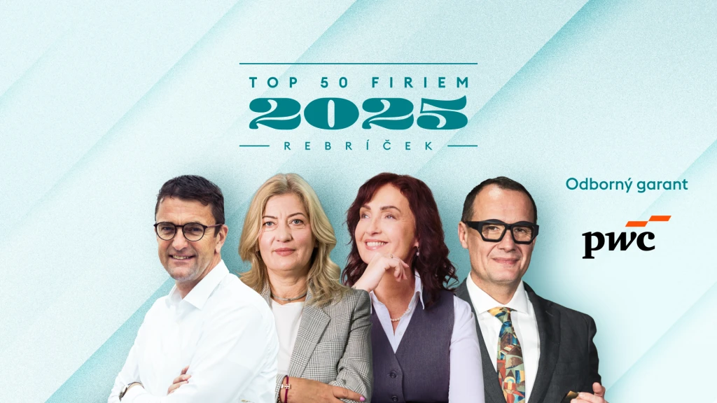 Rebríček: Top 50 firiem Slovenska