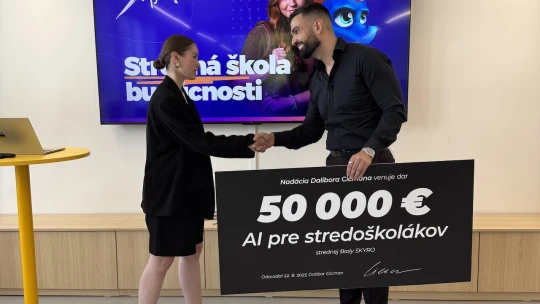 Zakladateľ GymBeamu sa vydal na cestu filantropie. Škole zameranej na AI daroval desiatky tisíc eur