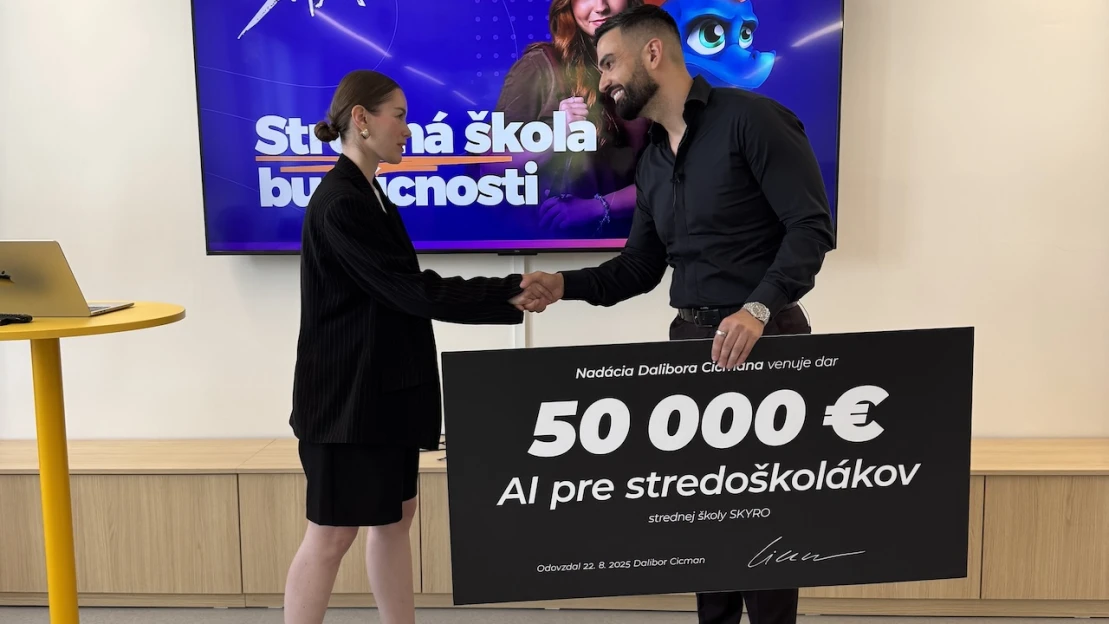 Zakladateľ GymBeamu sa vydal na cestu filantropie. Škole zameranej na AI daroval desiatky tisíc eur