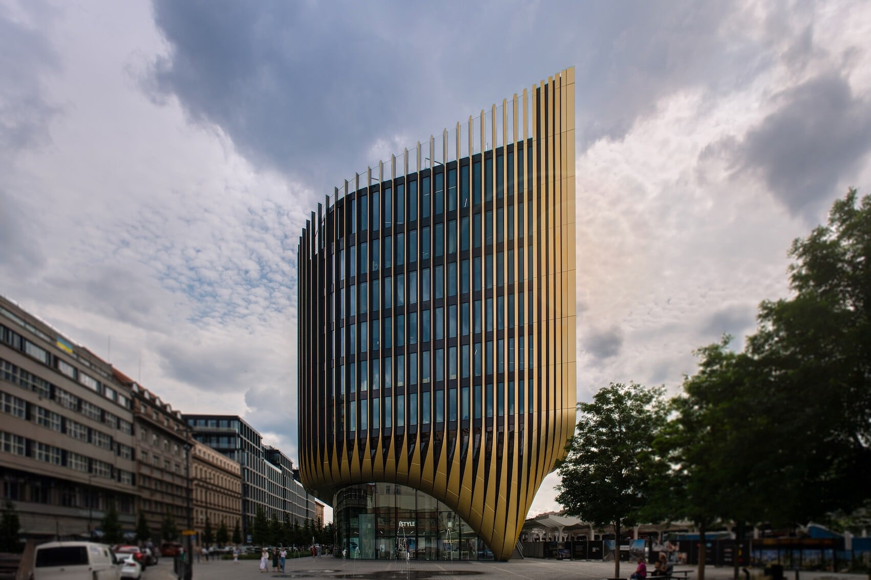 Na snímke budova Masaryčky v Prahe.