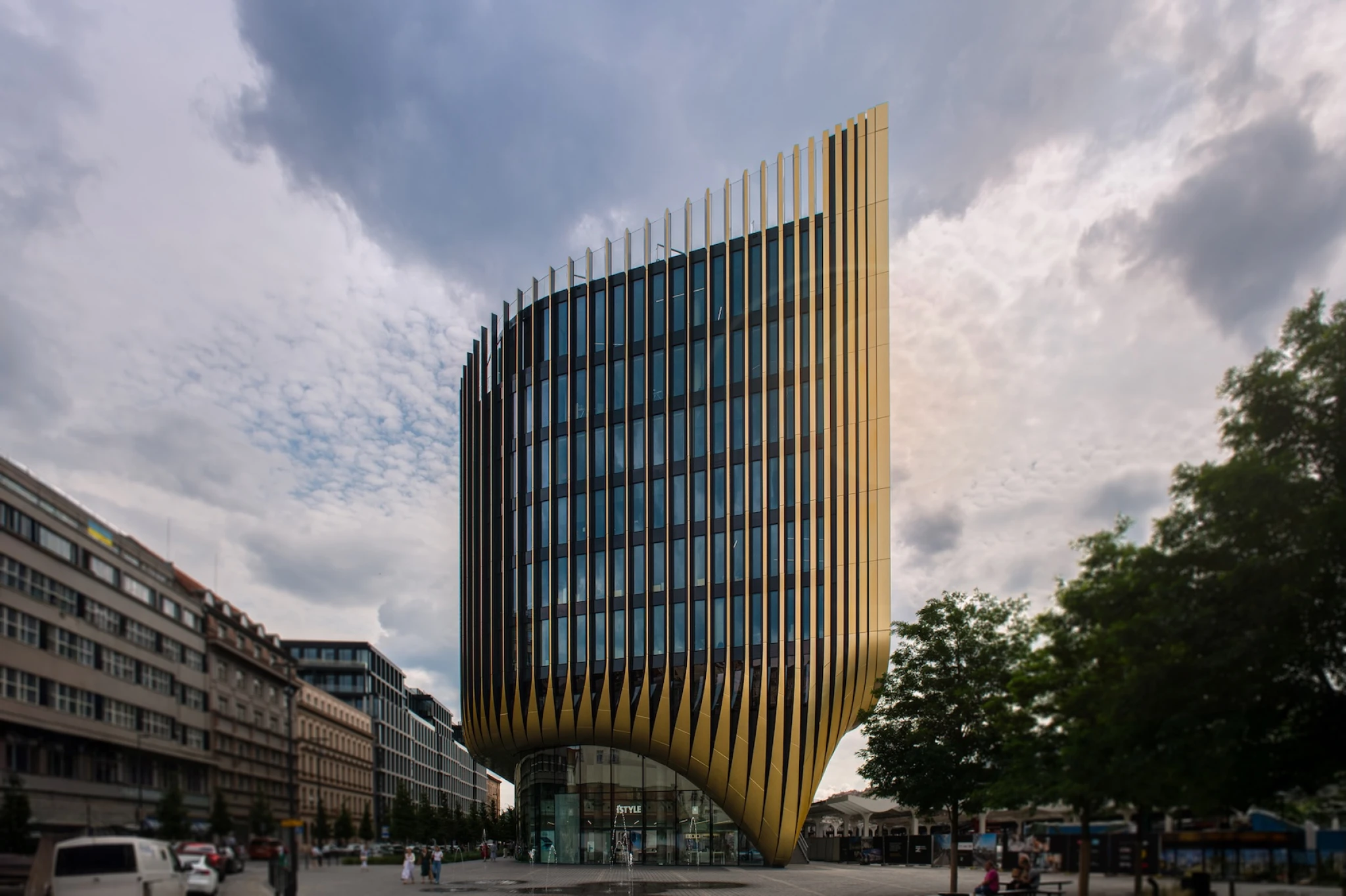 Na snímke budova Masaryčky v Prahe.