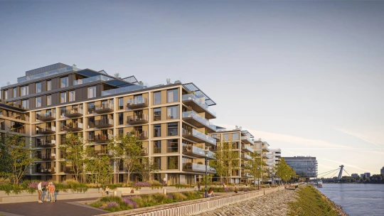 Nebývalý luxus: Developer prezradil, aké služby chystá do prémiovej bytovky Q na brehu Dunaja