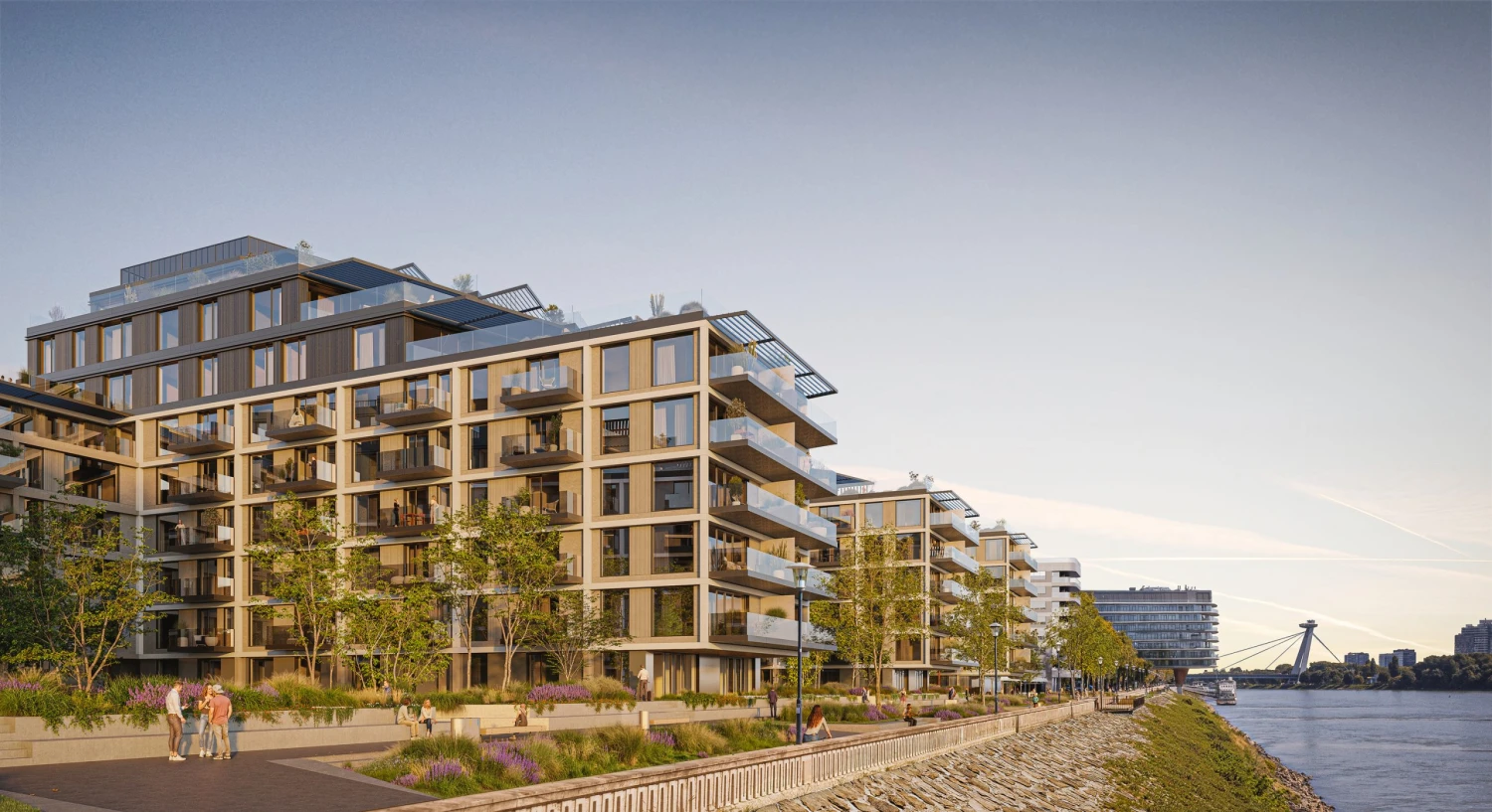 Na snímke moderné bytovky