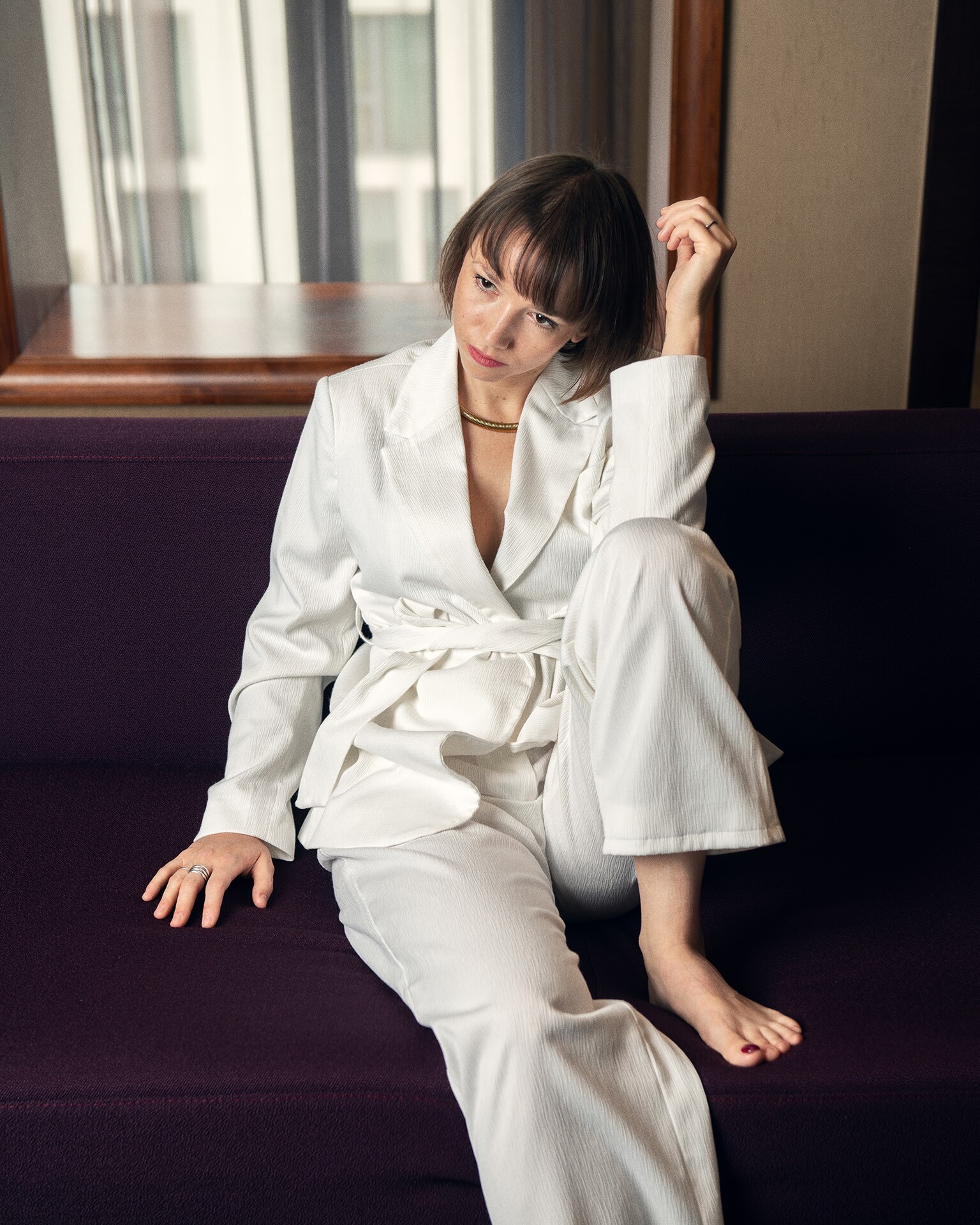 na snímke režisérka