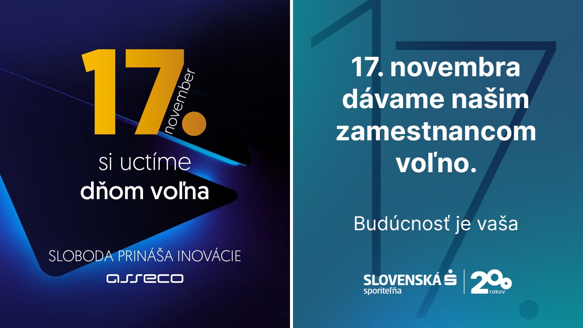 Asseco a Slovenská sporiteľňa dá svojim zamestnancom voľno