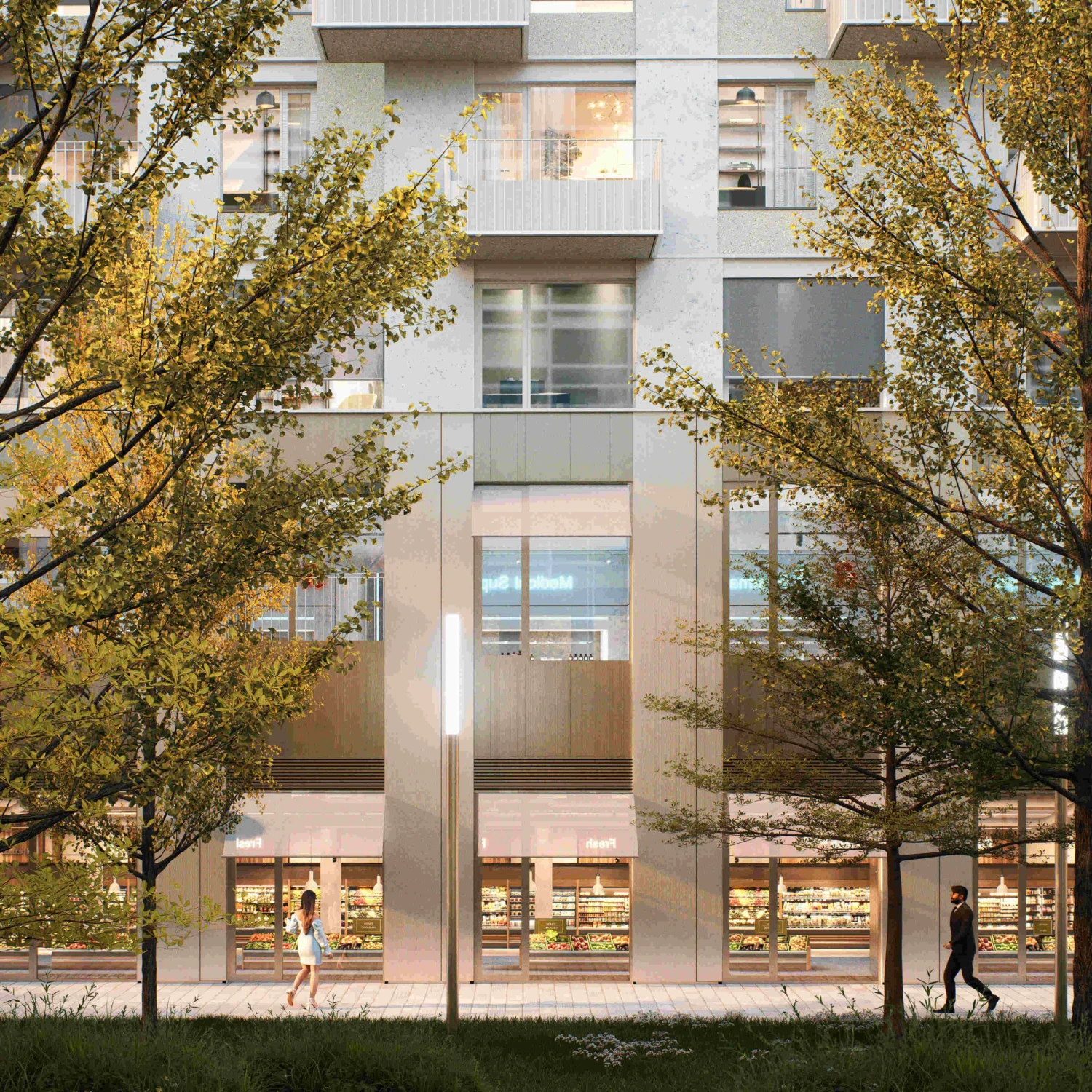 na snímke detail budovy