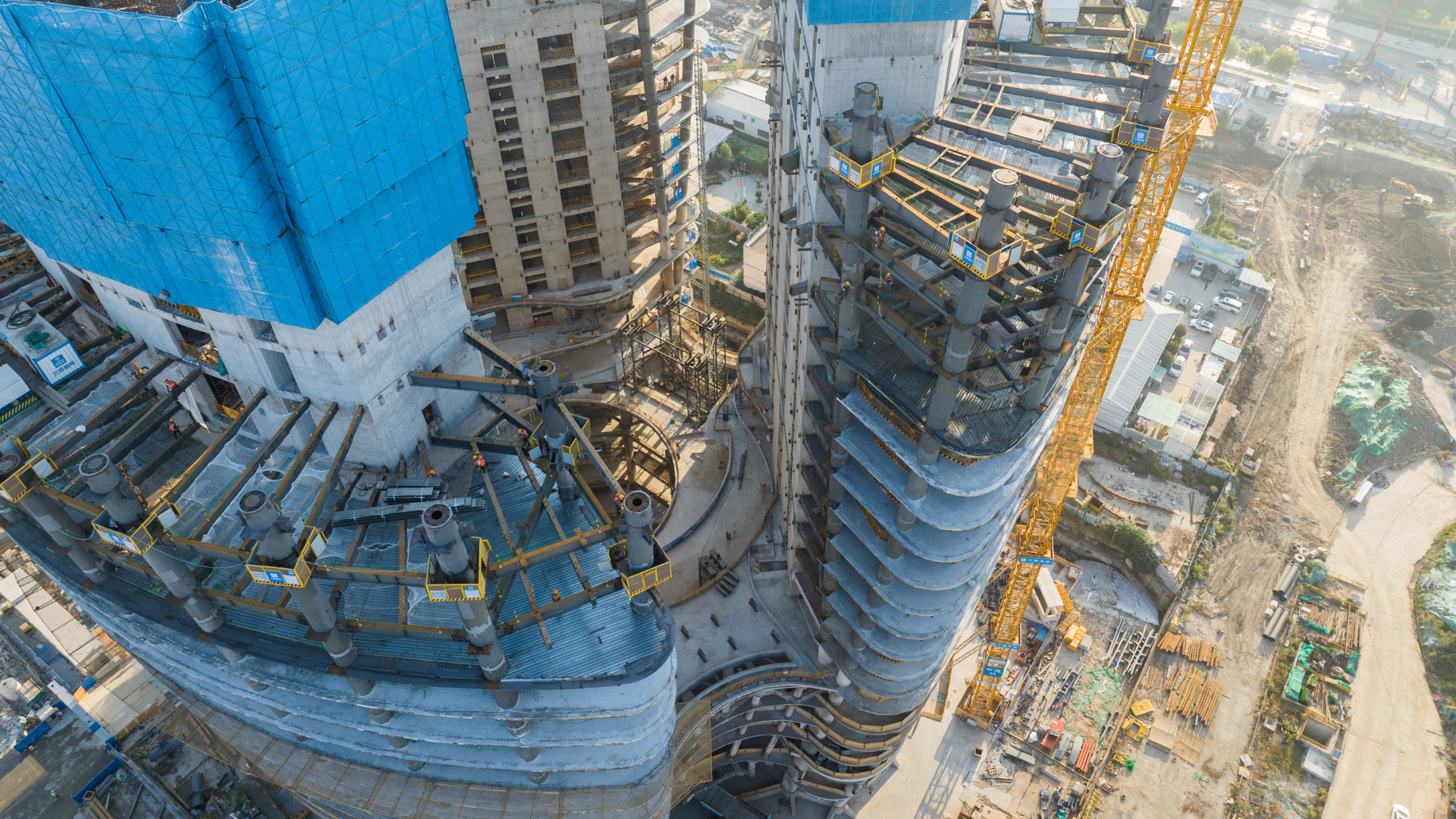 na snímke rozostavaná budova