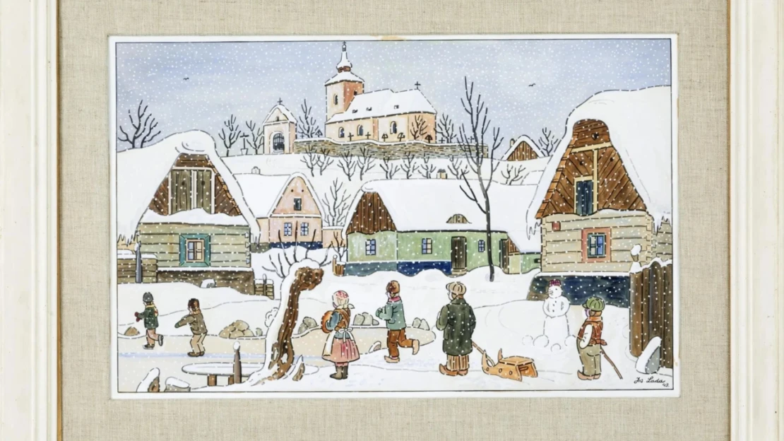 Haliere v trafikách, milióny v aukciách. Maľovaný svet Jozefa Ladu zarába aj 70 rokov po jeho smrti