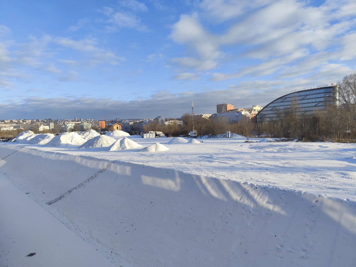 Na snímke pozemky v Prrahe