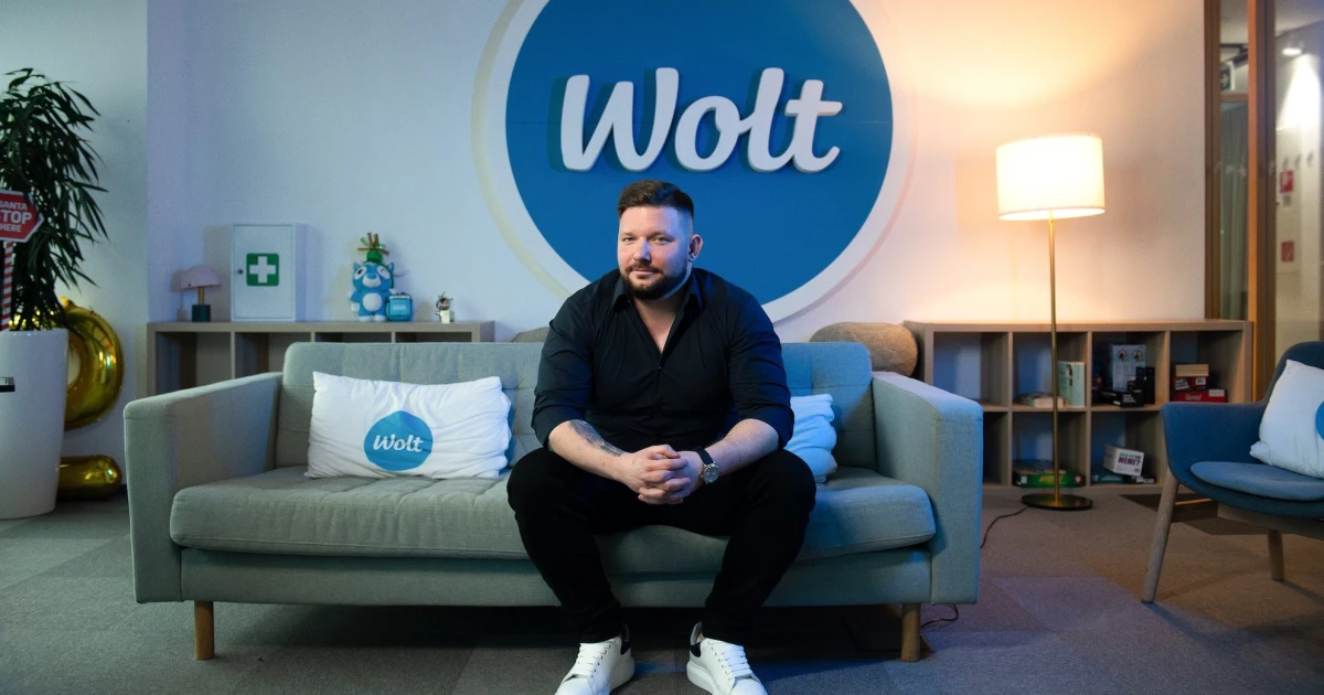 Na snímke Jakub Kacera CEO Wolt Slovensko.
