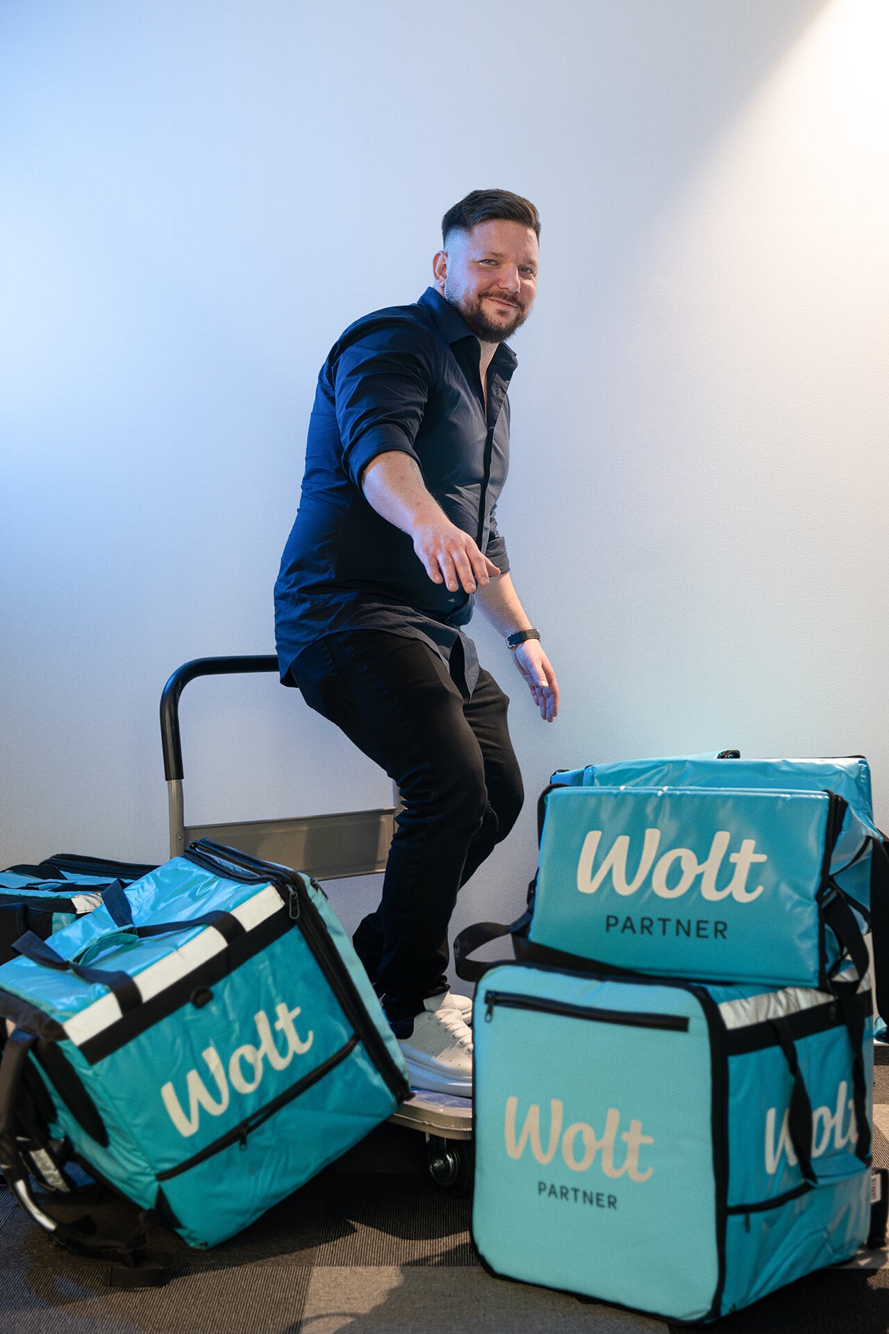 Na snímke CEO Wolt Slovensko Jakub Kacera. 