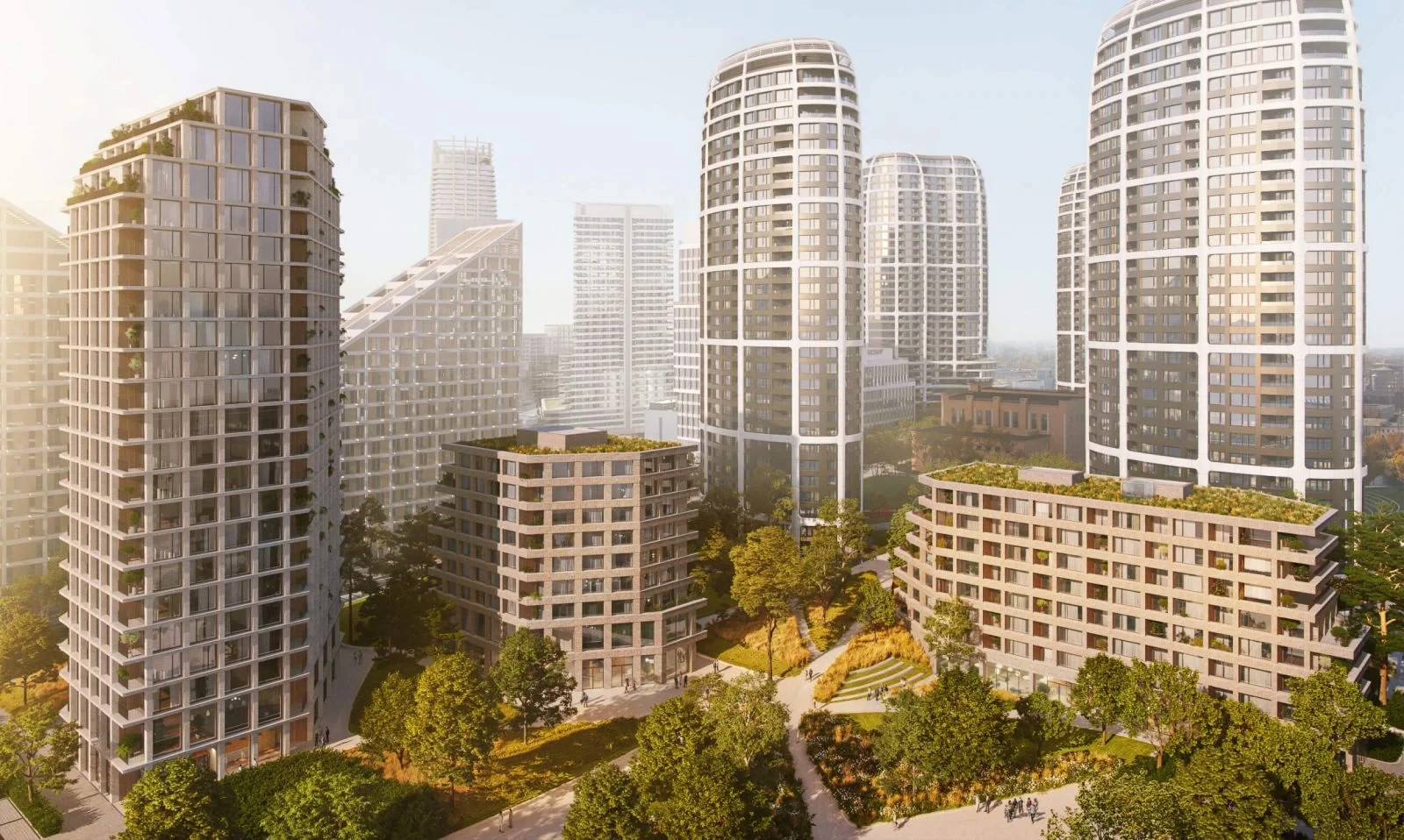 na snímke nové bytovky