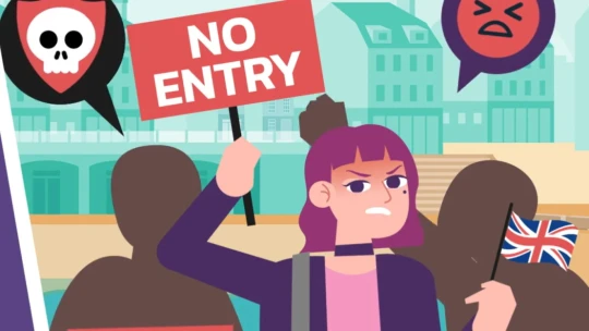 Volá sa Amelia, má ružovú ofinu a odmieta migrantov. Stvorila ju irónia osudu