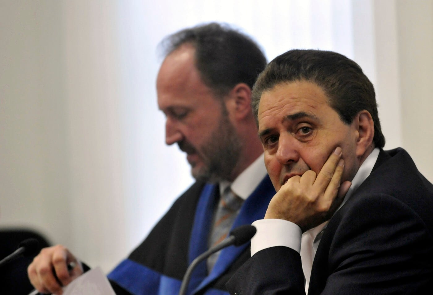 Na snímke Jozef Majský na súde.